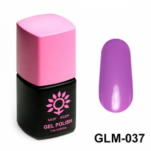 Гель-лак Мир Леди сверхстойкий - лилового цвета GLM-037